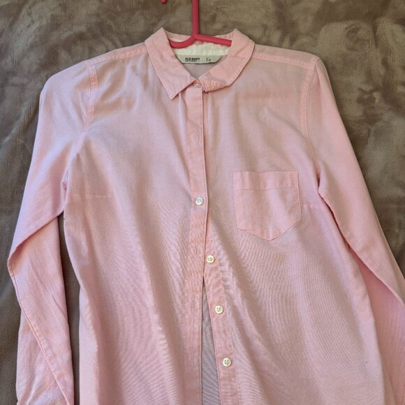 Old Navy Pink Button Down Shirt - Picture 1 of 3